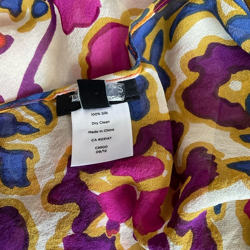 Talbots Multicolor Sheer Tunic - Picture 2 of 7